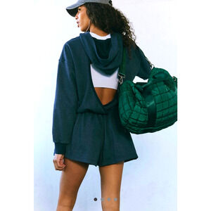 Free People Navy Blue Jumpsuit